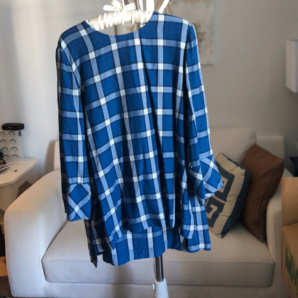 J. Jill plaid dress shirt